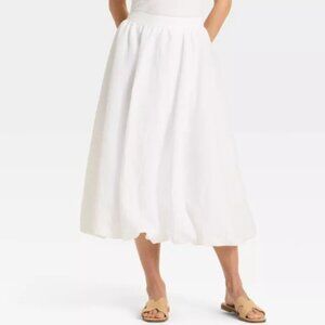 NWOT A New Day/Target Midi A-Line Skirt Size Small